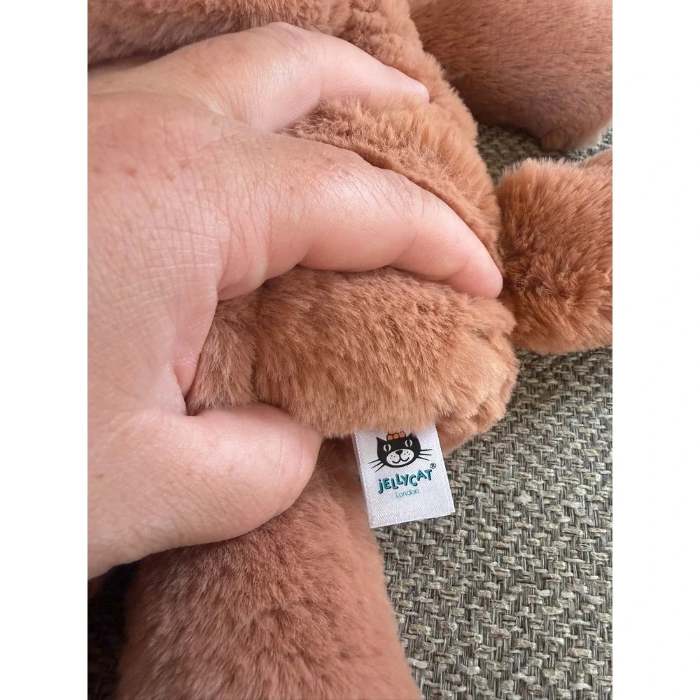 NWT Jellycat Medium Beckett Fox Plush Soft Toy Retired Rare HTF BECK3F
